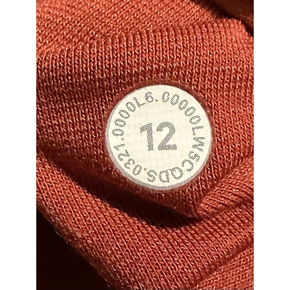Lululemon Pants Womens 12 Orange Wunder Train HR Tight 26" Everlux LW5CQDS - Picture 4 of 7